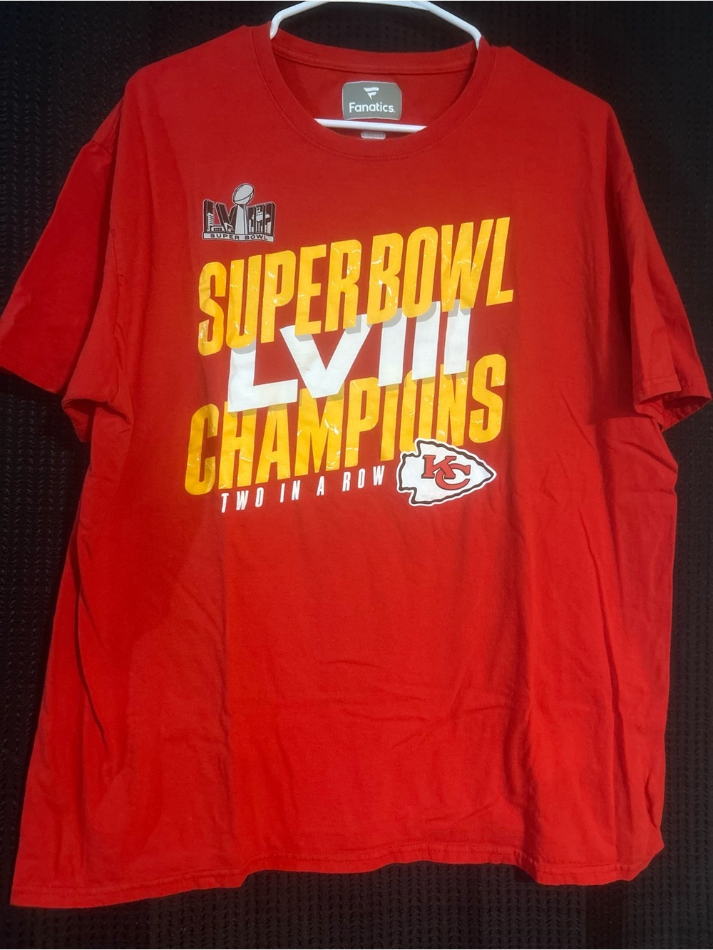 Fanatics Red Kansas City Chiefs Super Bowl Champions Graphic Tee